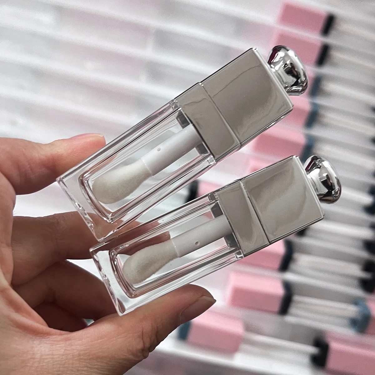 C5ml 10ml Newest Luxury Lip Gloss Clear Tube Empty Containers Tube