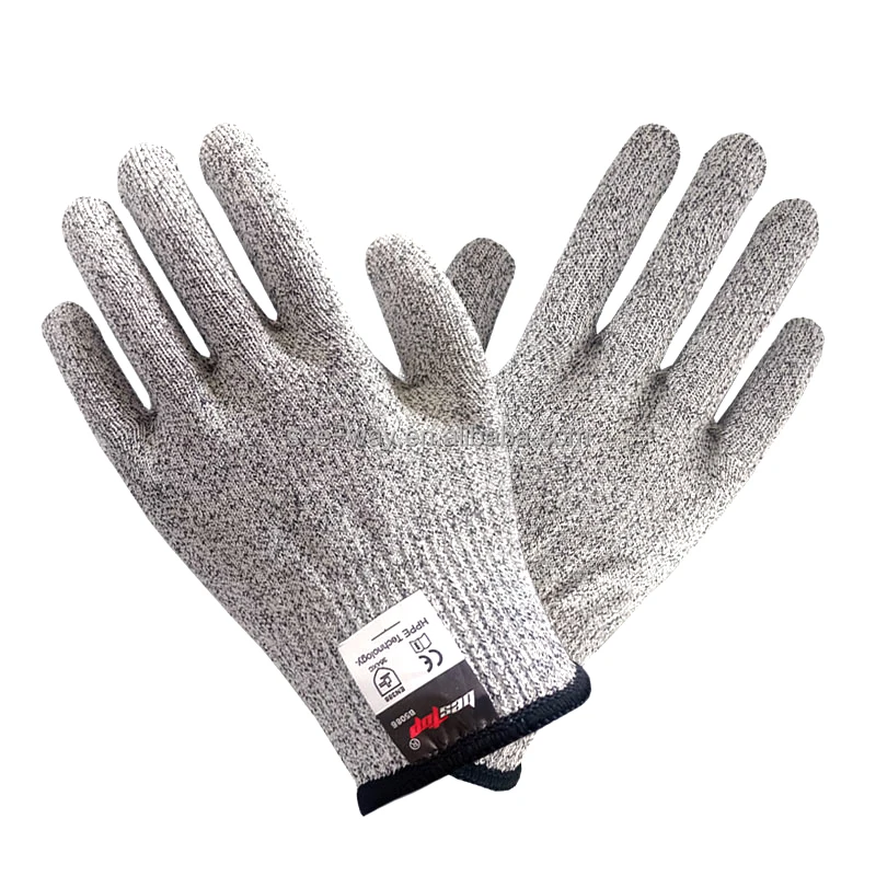 Seeway  HPPE Anti Cut Level 5 Protection Safety Gloves Cut Resistant Glove for Handjob Work