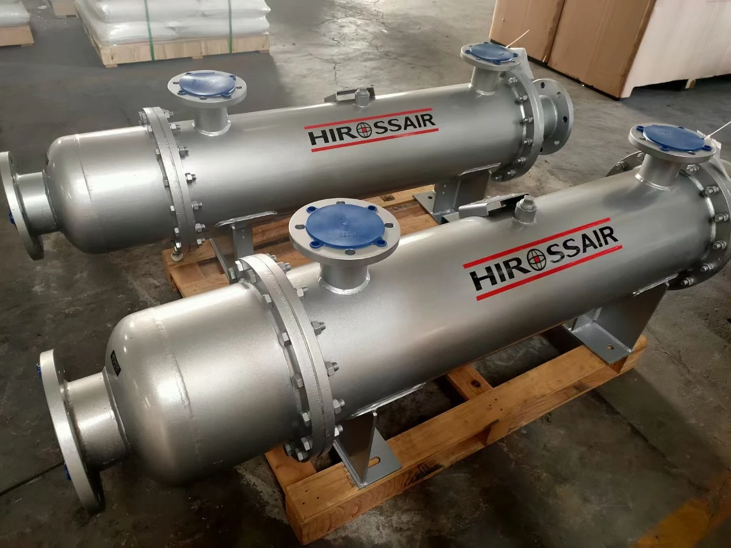 Stainless Steel Compressed air Cooler Heat Exchanger GLC Tube Hydraulic Condenser 100C Working Temperature 1 Year Warranty