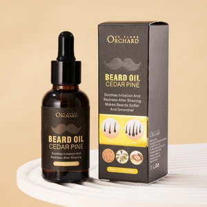 Private Label Men Beard Oil Makes Beards Softer and Smoother Cedar Pine Beard Oil