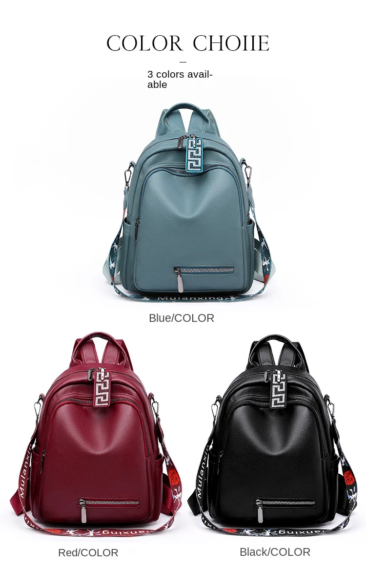 Wholesale High Quality Women Fashion Pu Backpack women's backpacks Teenager Daily Used Women Small Back Pack