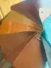 Pelle di mucca marrone opaca