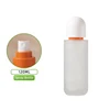 Flacon givré de 120 ml, tête de pulvérisation orange + couvercle blanc yunshang