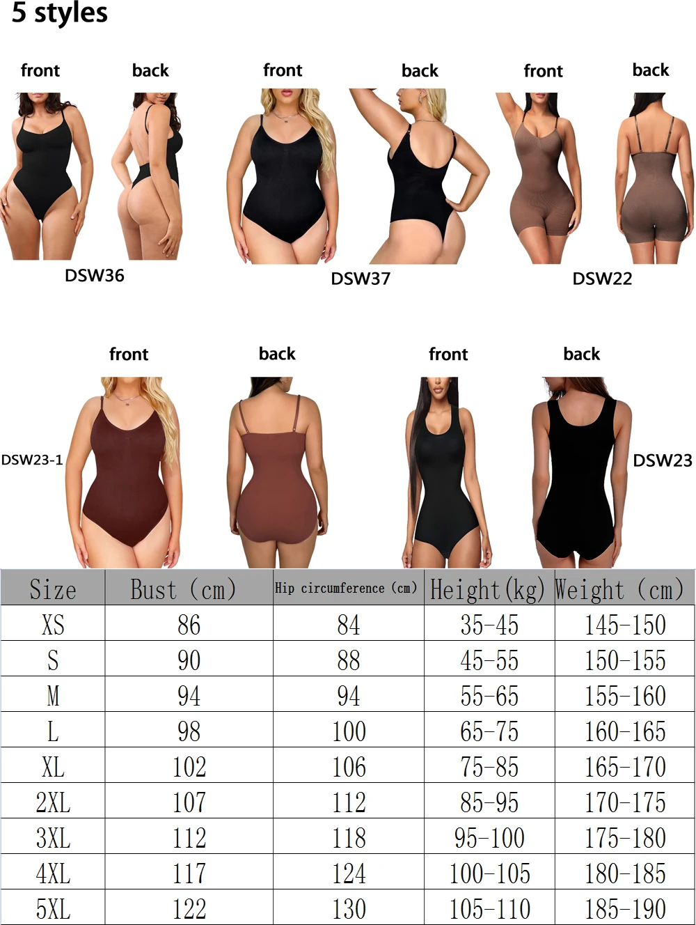 Low Back Bodysuit For Women Tummy Control Shapewear Seamless Sculpting