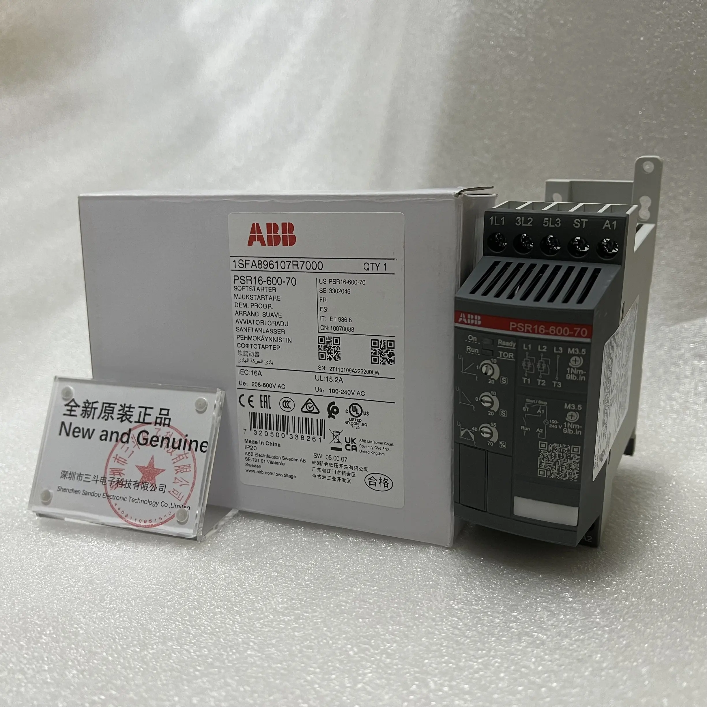 ABB Soft Starter PSR16-600-70 ABB Soft Starter PSR16-600-70