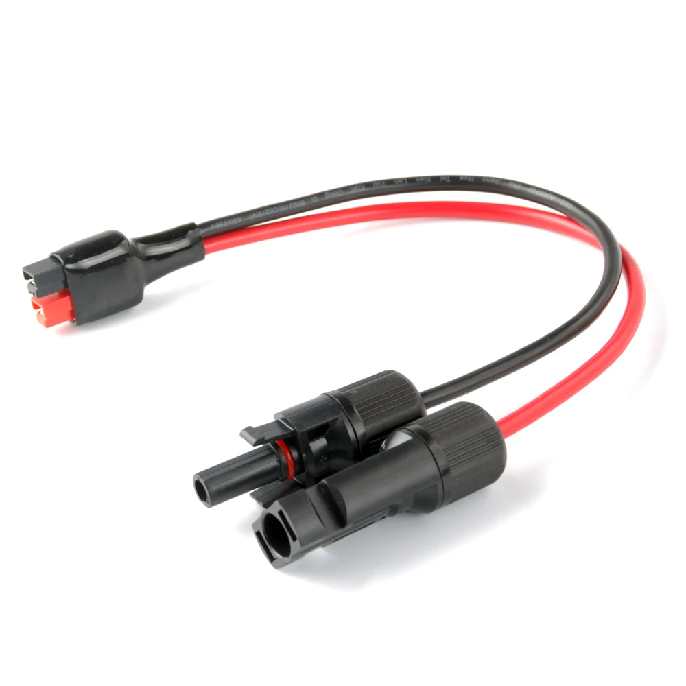 20cm 4mm Mc 4 Plug To 2 30a Anderson Up And Down Monopoles Connector