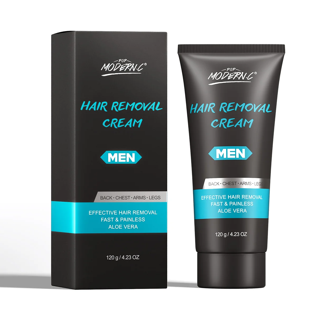 Крем для удаления волос для мужчин, натуральный безболезненный крем для удаления волос, быстрое и эффективное средство для удаления волос с алоэ вера, депиляционный крем
