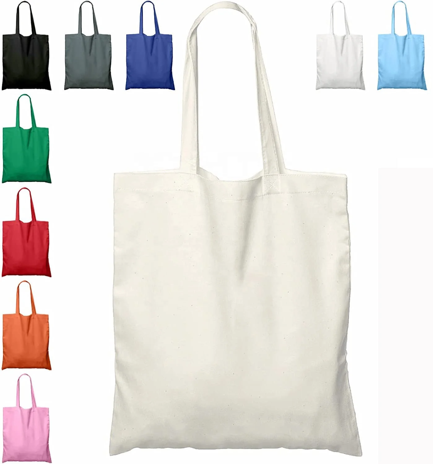 Organic Cotton Canvas Tote Eco Friendly Tote Bags Wholesale Custom