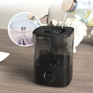 High Quality Knob Control Cool Mist air Humidifier Mini Diffuser Essential Oil Aroma Diffuser with LED Lights