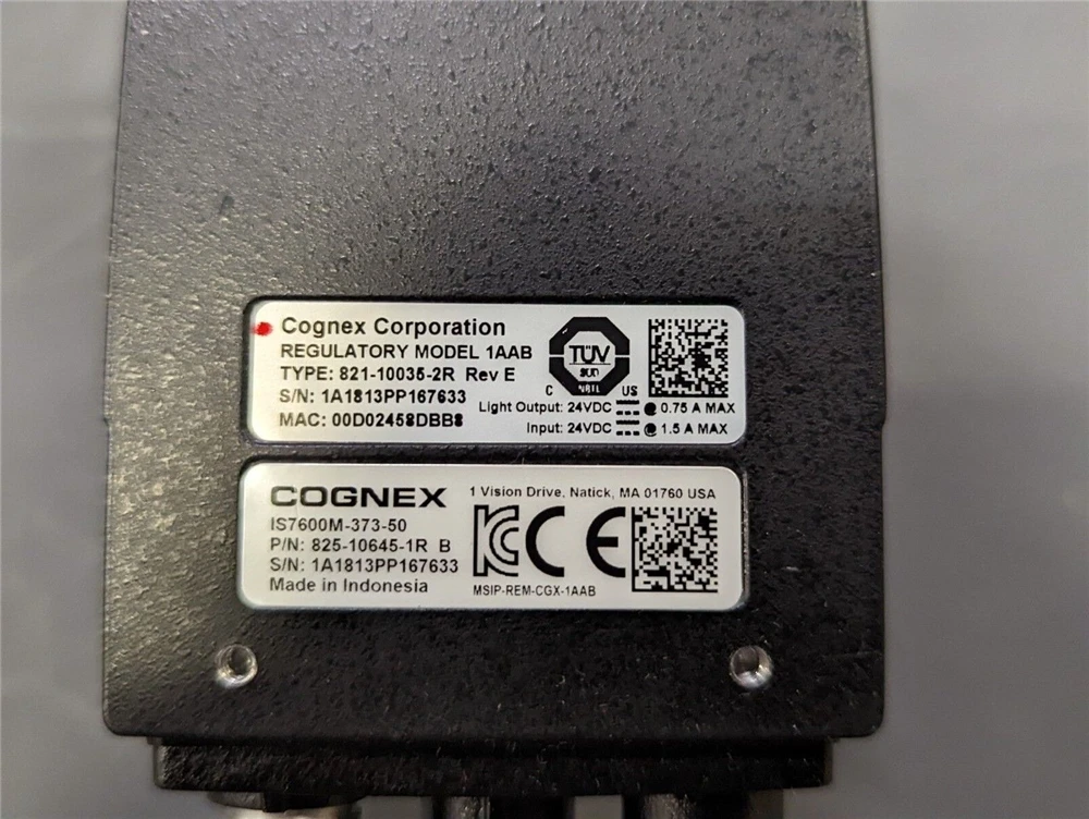 Is7600m-373-50 821-10035-2R Rev E 825-1645-1RB in-Sight