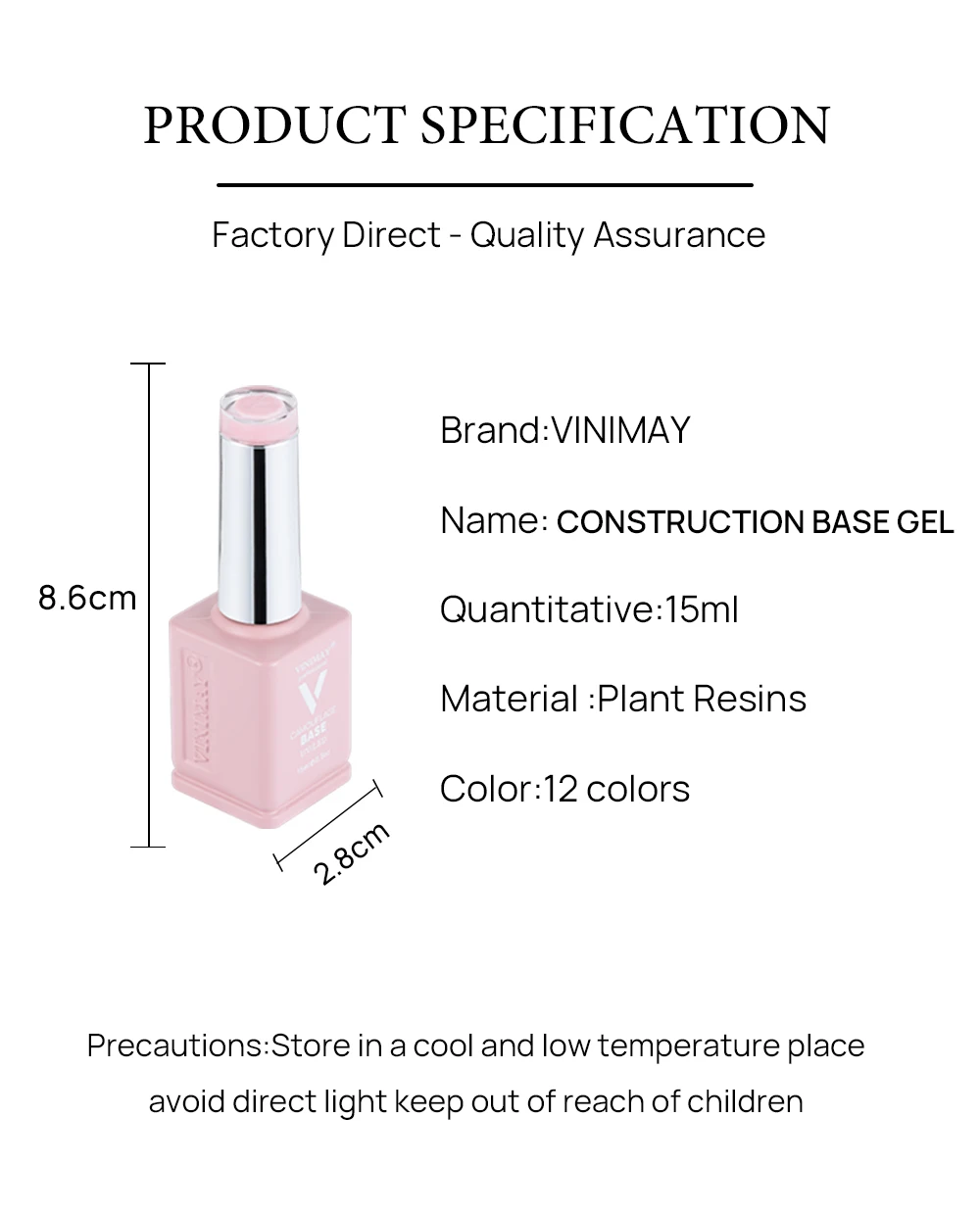 product vinimay nail supplies camouflage gel polish construction gel nail polish as base coat camouflage builder gel for nails-9