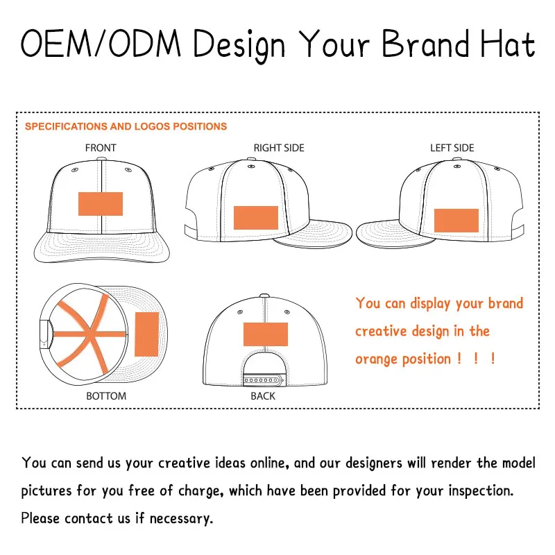 Wholesale Accept Paypal Blank Fashion Super Crew Flat Brim