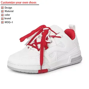 Custom Thick Sole Lightweight Running Shoes for Men Height Increasing New Trendy Walking Running Styles Soft Wear Resistant