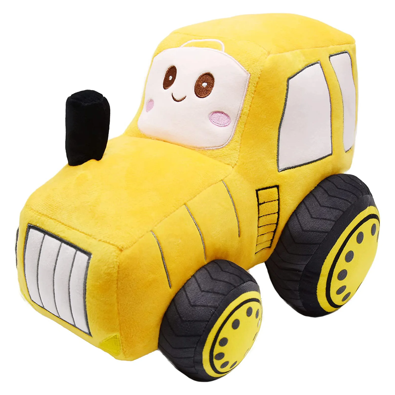 Soft Plush Tractor Stuffed Truck Toy Super Cute Car Plushie Throw