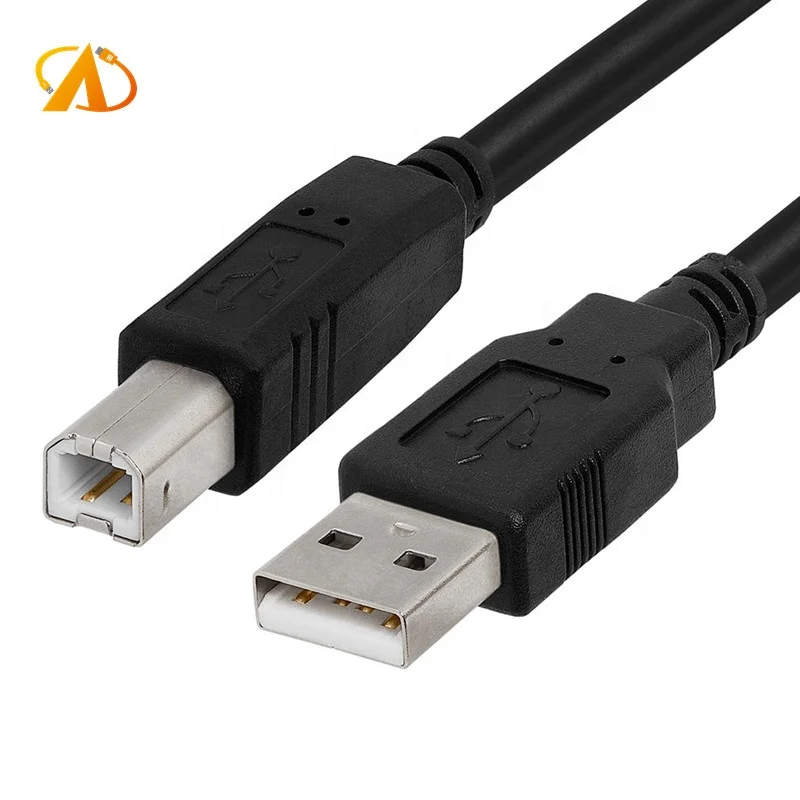 USB 2,0 24AWG Alto Velocidad Cable Impresora Cable A a B Negro 0,6 m 60 cm  [0.6 Metros/0,6m] : Amazon.es: Industria, empresas y ciencia