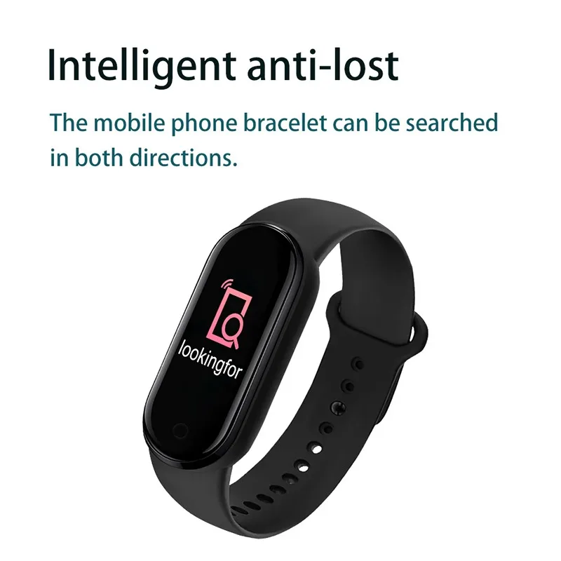 Intelligent M3 Intelligence Bluetooth Smart WatchSmart BraceletHealth  BandActivity TrackerBraceletFitness BandM3 Bandwith Heart Rate Sensor  Compatible for All Androids and iOS PhoneTablet  EASYCART