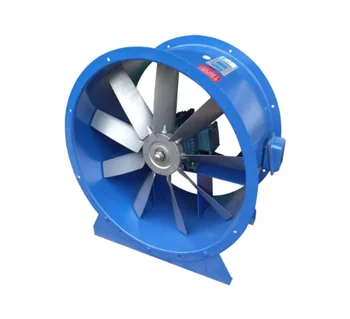 High air volume and high quality ventilation equipment Low noise POG axial fan Ducted industrial exhaust fan with iron blade