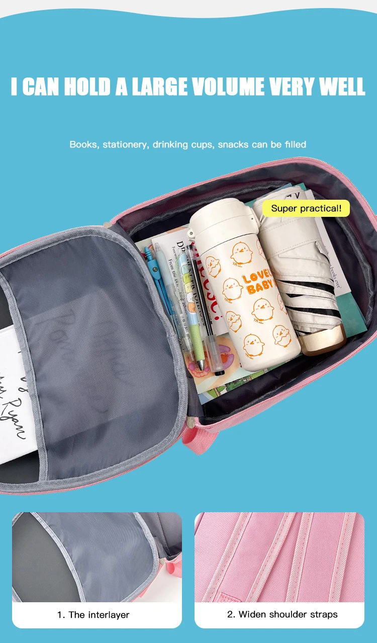 2023 Kindergarten Backpack Kids Boys And Girls 26 Years Old Backpack