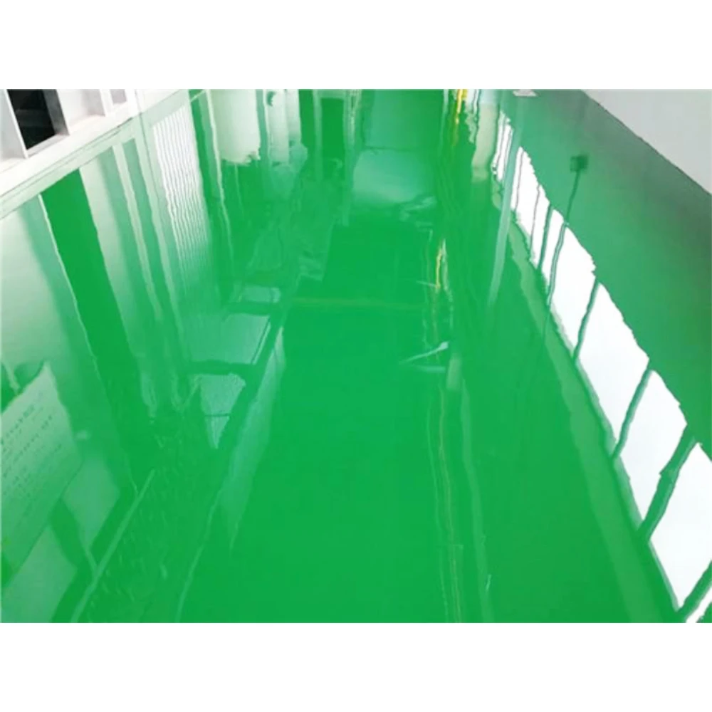 JIANBANG High Gloss Colored Epoxy Resin Floor Paint Concrete Floor Coating Liquid with 12 Months Durability Easy-to-Apply Brush