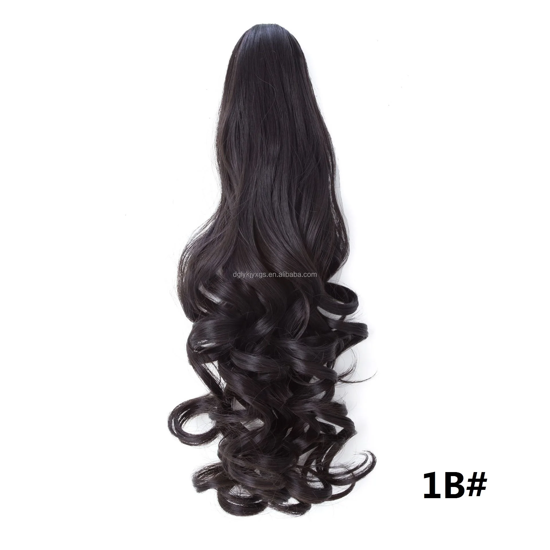 Wp38 Hot Sale Synthetic Claw In Ponytails Kinky Curly Extension Curly ...