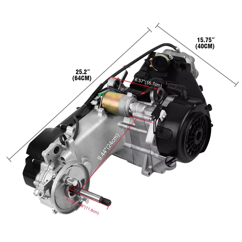 Original Motorcycle Engine Assembly GY6-125 150 152qmi 157qmj