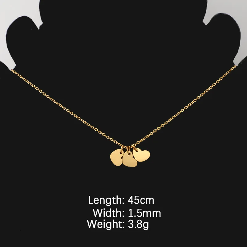 Hearts Pendant Necklace