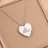 #5(Gold Silver Heart Granddaughter)