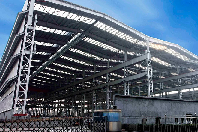 Steel Structure Car Garage Galvanized Steel Shed Small Car Garage for Parking  Prefabricated Workshop Steel Structure Warehouse