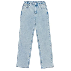 Custom Women Sexy High Waist Cut-out Jeans Straight Leg Baggy Denim Pants Broken Waistband Jean Trouser