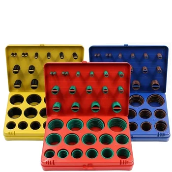 70/75 Shore-A 382PCS/386PCS 3A-3B-3C Black Green Brown Metric/Inch O-Ring Kit FKM/FPM SEALS Black Green Brown