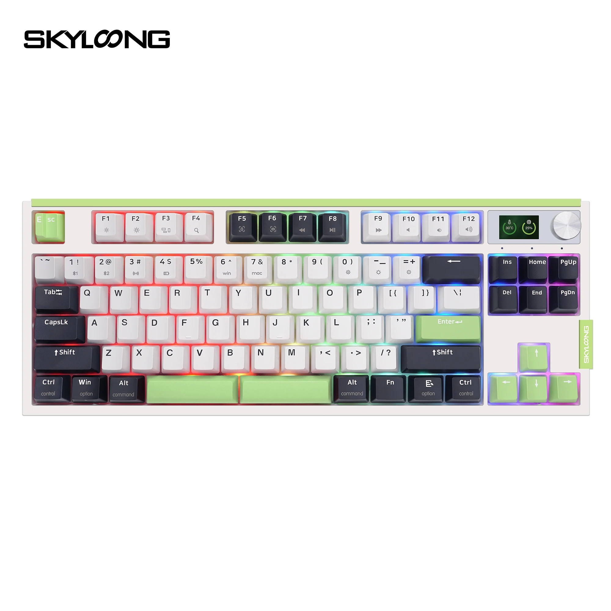 SKYLOONG GK87pro ユースバージョン メカニカル 1.14インチ TFT-LCD