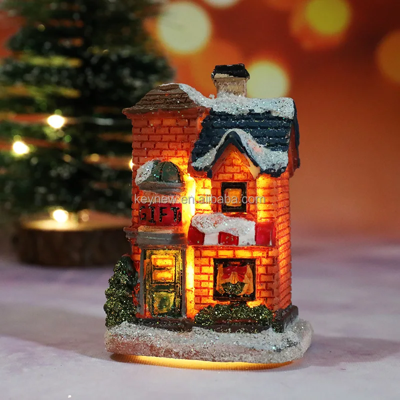 Christmas Singers Village Snowy Scene LED Light Xmas Decoration Ornament 