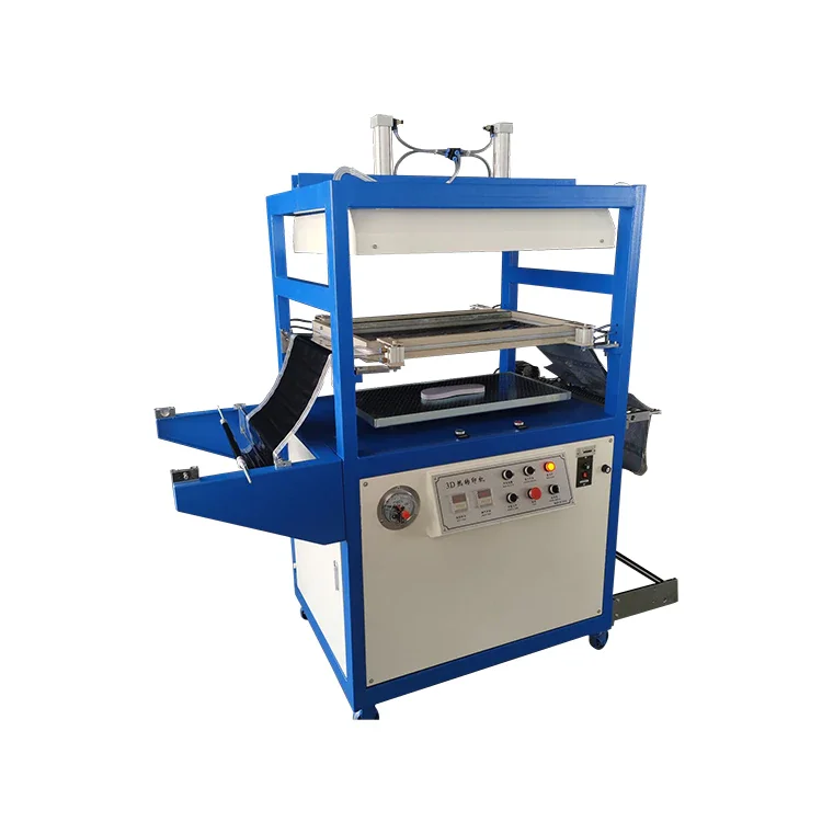 3D Heat Transfer Sticker Decal Embossed Printing Press Machine