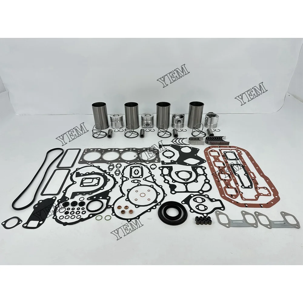 Repair Kit With Piston Rings Liner Gaskets Bearings for Doosan DB33 2