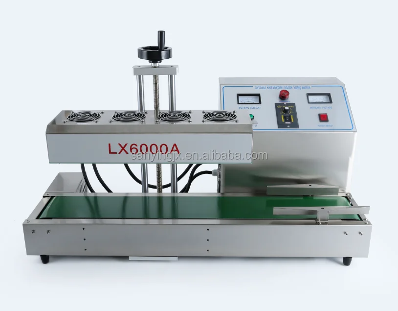 6000 Continuous Bottle Sealer/aluminum Foil Induction Sealing Machine