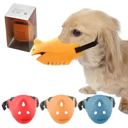 Мягкая мордочка для собак для укусов, жевания, лизания, силиконовая защитная мордочка для щенков, дышащие мордочки для собак