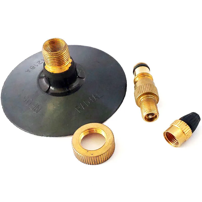 TR-218A AGRICULTURAL TYRE INNER TUBE VALVES RETREAD TIRE TUBE VALVE RUBBER  BASE BRASS STEM NUTS CA1 Ccap