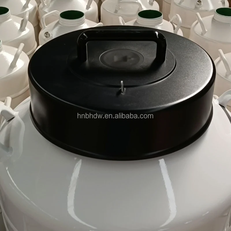 Cell Tissue Vaccine Large Capacity Cryogenic Storage YDS-115 120liter Liquid Nitrogen Container with Freezer Box