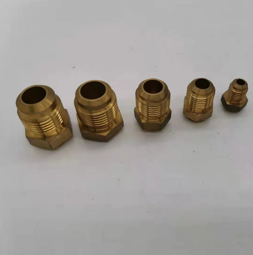 1/4" • 3/8" • 1/2" Male Brass FLARE PLUG Assorted SAE 45° Flare Connection 