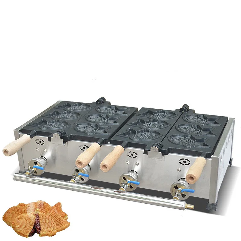 gas taiyaki waffle maker
