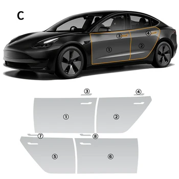 TPU Transparent Car Body Paint Protection For Tesla Model 3 Protection Film Car Wrap Film Anti Scratch