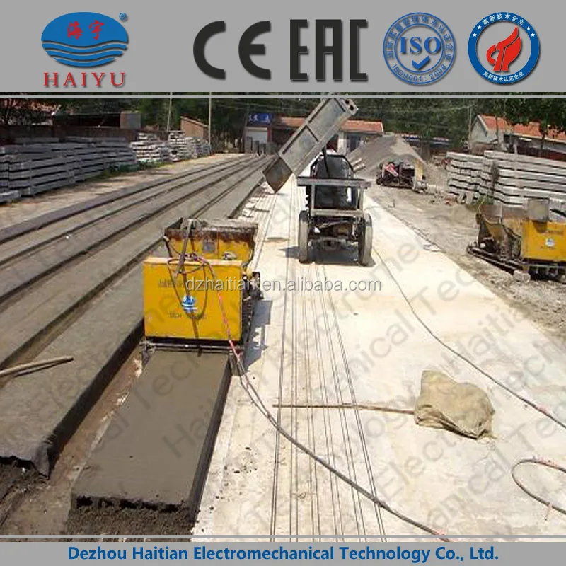 Precast Concrete Hollow Core Slab Machine for Roof Slab