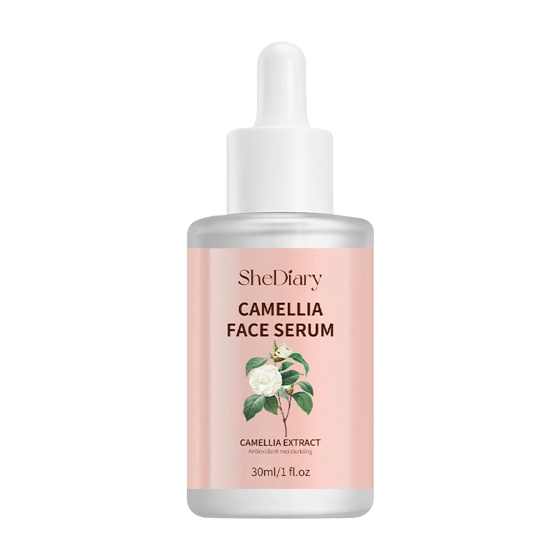 Extracto de planta Natural de etiqueta privada OEM, suero facial Centella Camellia Rose, suero hidratante para el cuidado de la piel aclarante