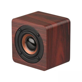 wholesale wireless speaker Retro Colorful Portable Wireless Bocinas Vintage Wooden Speaker