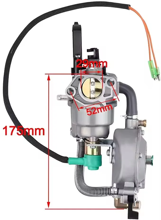GX390 188F Generator Dual Fuel Carburetor LPG CNG Conversion Kit 4.5 ...