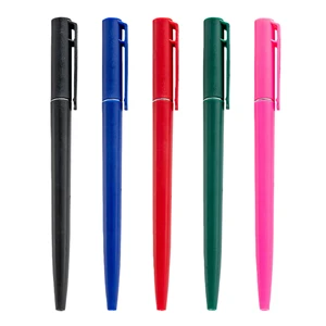 Multicolor Rotary Sports Style Plastic Pen Customizable Logo for Office & Student Use Hotel Advertising Ballpoint Pen