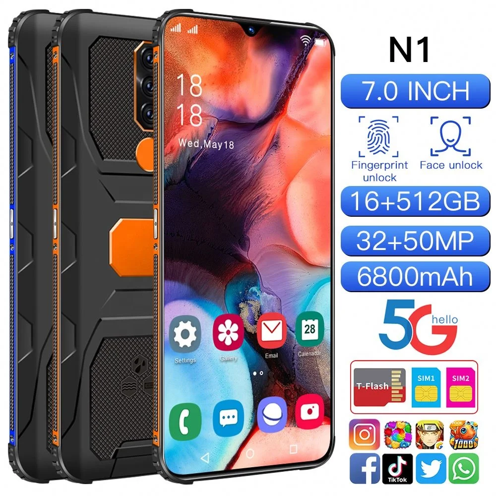 Смартфон Bison N1, 7,0 дюйма, 16 + 512 ГБ, Android 10,0| Alibaba.com