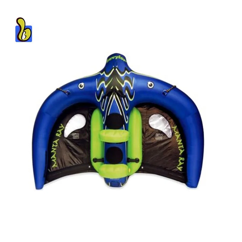 Connsann Inflatable Flying Manta Ray Tube 10x9ft Towable Pvc Tarpaulin