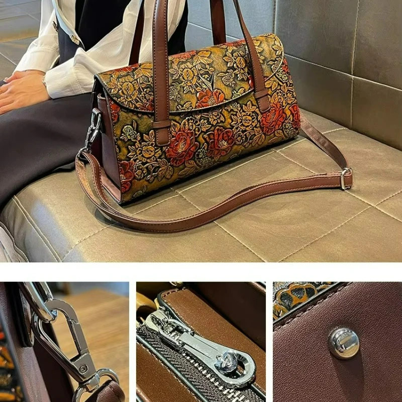 Women's Retro PU Crossbody Bags with Custom Logo