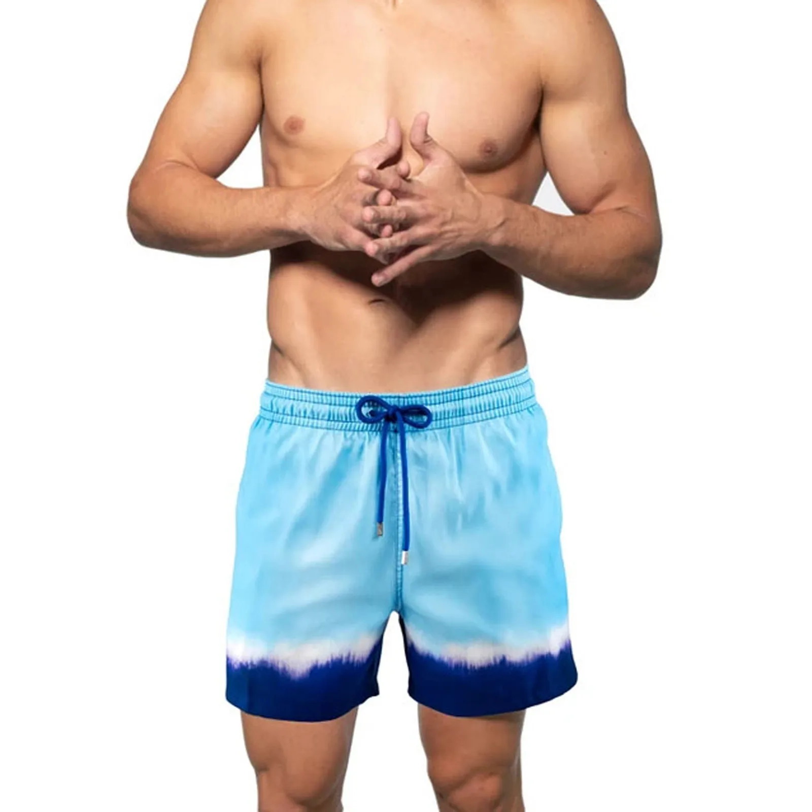 Aangepaste hardlooptraining sportshorts Hoge kwaliteit zomerzwemkleding Mesh strand grote maten herenshorts222_voghion.com